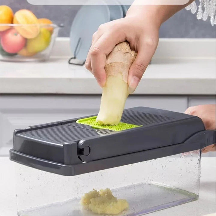 16-in-1 Vegetable Chopper – Multi-Function Slicer & Dicer