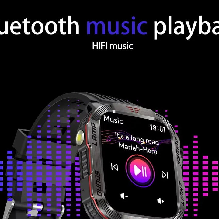 HT29 Smartwatch 2.01’’ | BT Calls, Health & Fitness Tracker