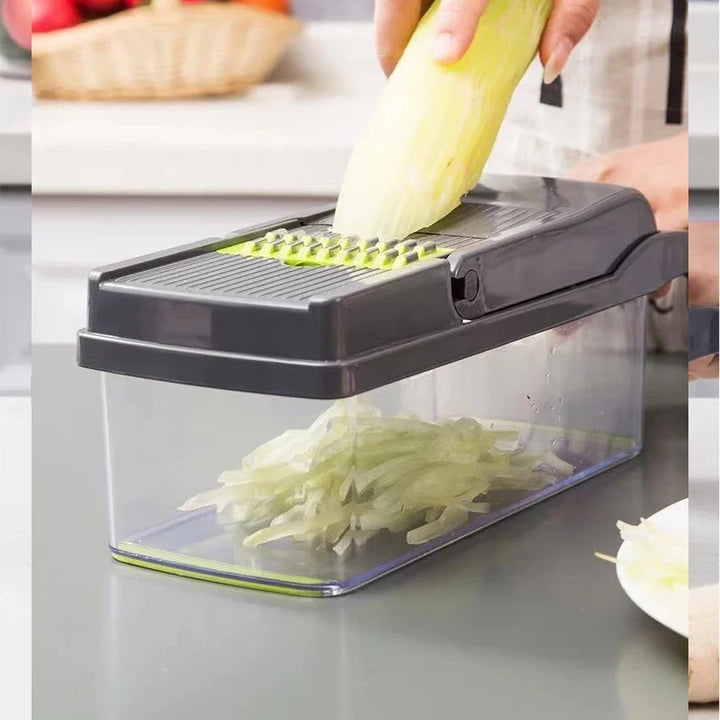 16-in-1 Vegetable Chopper – Multi-Function Slicer & Dicer