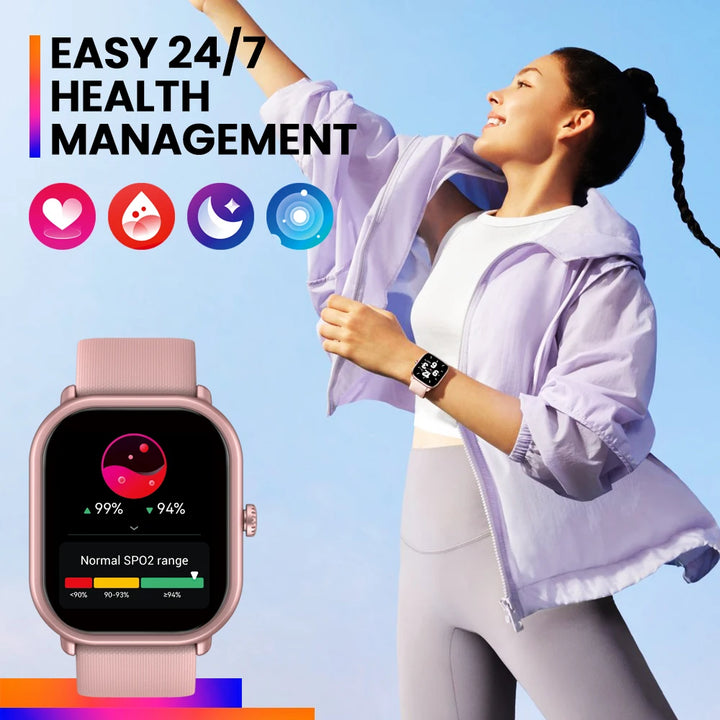 Zeblaze GTS 3 Pro – AMOLED Smartwatch with Voice Calls & Fitness Tracking