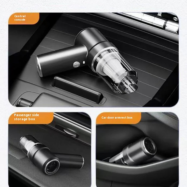 Handheld Car Vacuum Cleaner – Wireless, Dry & Wet Use