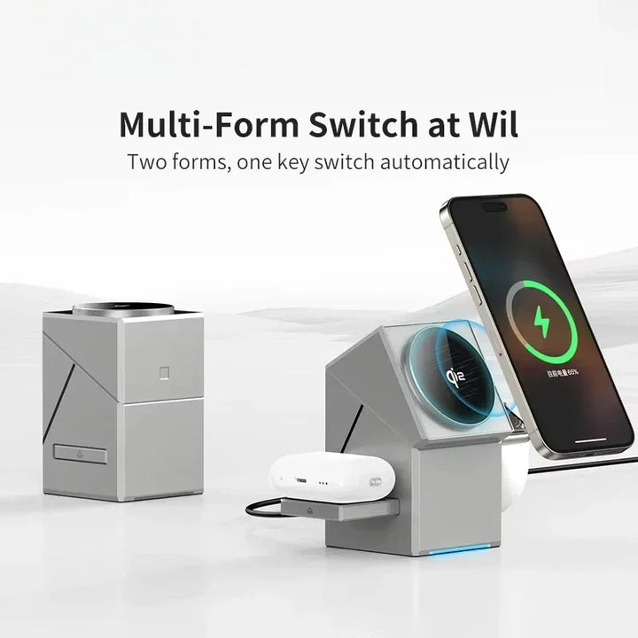 Qi2 3-in-1 Wireless Charger for iPhone, AirPods & Apple Watch