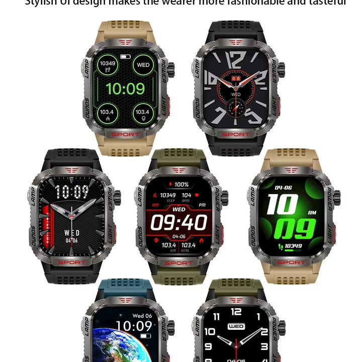 HT29 Smartwatch 2.01’’ | BT Calls, Health & Fitness Tracker