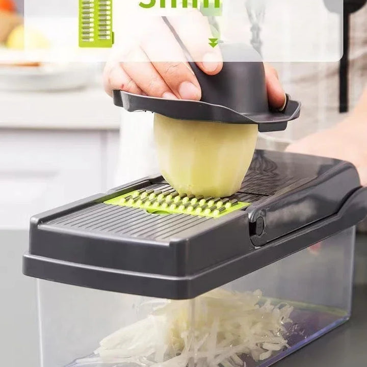 16-in-1 Vegetable Chopper – Multi-Function Slicer & Dicer