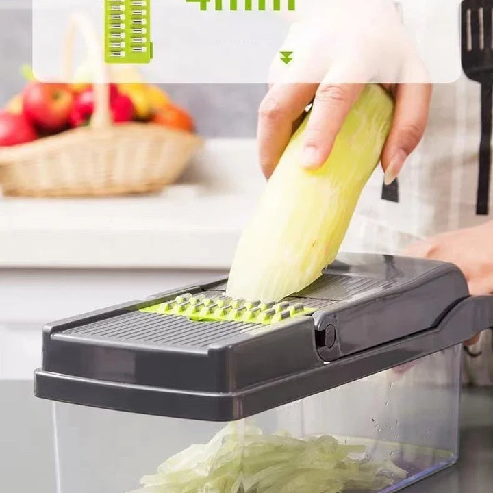 16-in-1 Vegetable Chopper – Multi-Function Slicer & Dicer