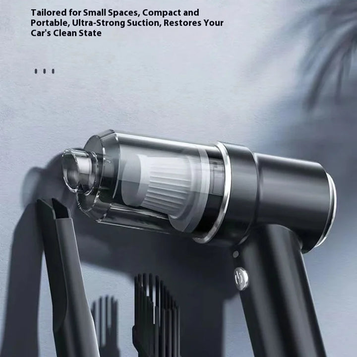 Handheld Car Vacuum Cleaner – Wireless, Dry & Wet Use