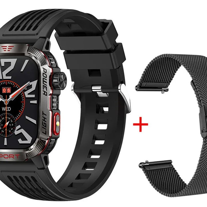 HT29 Smartwatch 2.01’’ | BT Calls, Health & Fitness Tracker