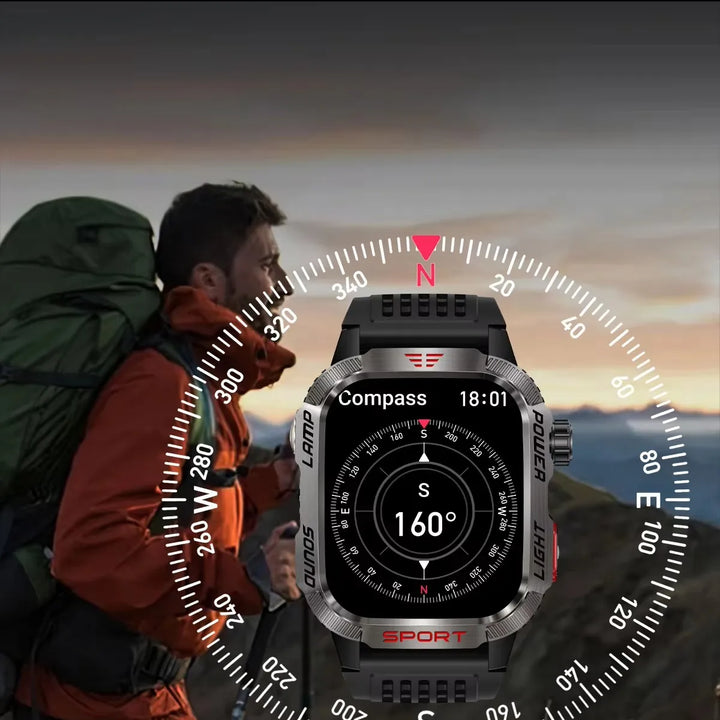 HT29 Smartwatch 2.01’’ | BT Calls, Health & Fitness Tracker