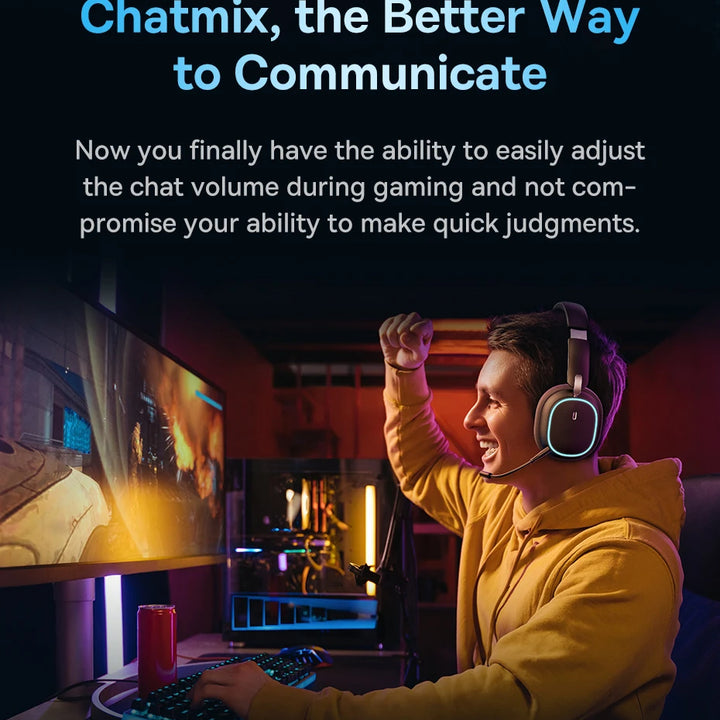 Baseus GH02 Wireless Gaming Headset with Mic RGB