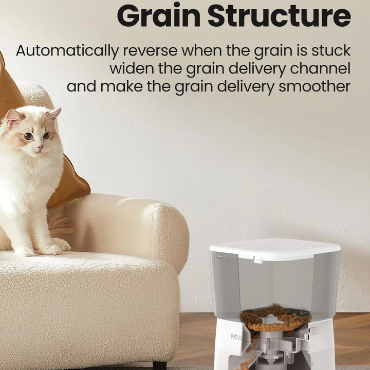 ROJECO Smart Automatic Dog Feeder with WiFi Control