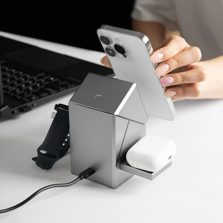 Qi2 3-in-1 Wireless Charger for iPhone, AirPods & Apple Watch