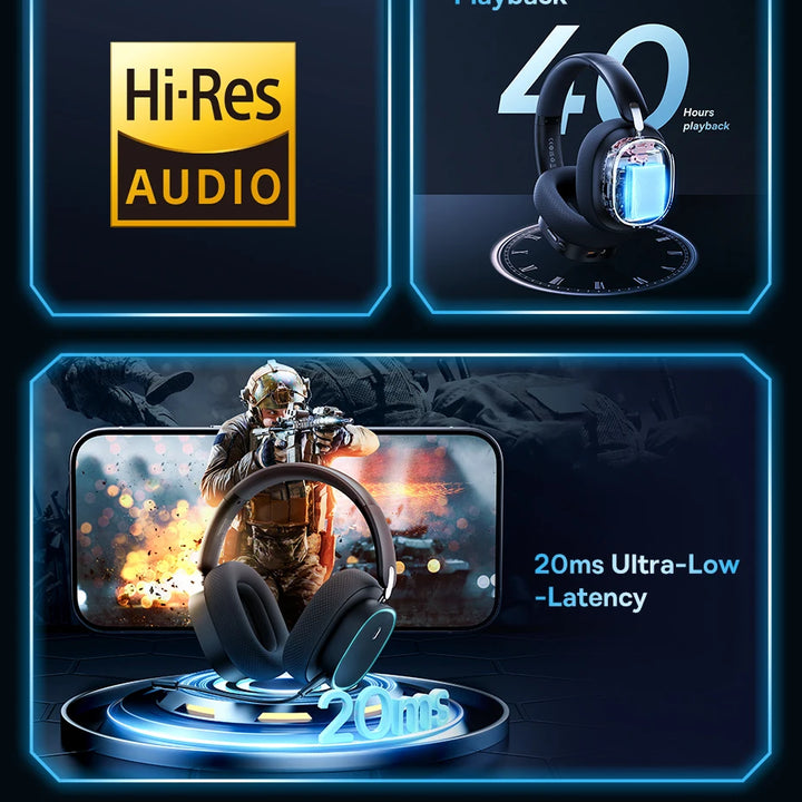 Baseus GH02 Wireless Gaming Headset with Mic RGB