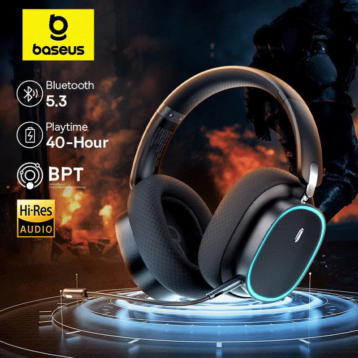 Baseus GH02 Wireless Gaming Headset with Mic RGB