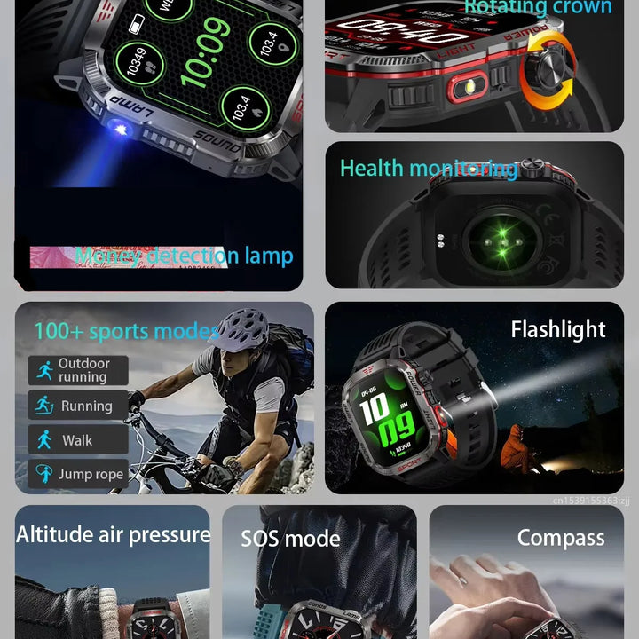 HT29 Smartwatch 2.01’’ | BT Calls, Health & Fitness Tracker