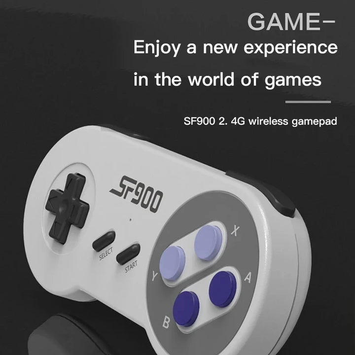 SF900 Retro Game Console – 5000 Classic Games, Wireless &amp; HDMI Ready