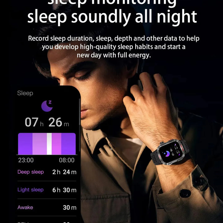 HT29 Smartwatch 2.01’’ | BT Calls, Health & Fitness Tracker