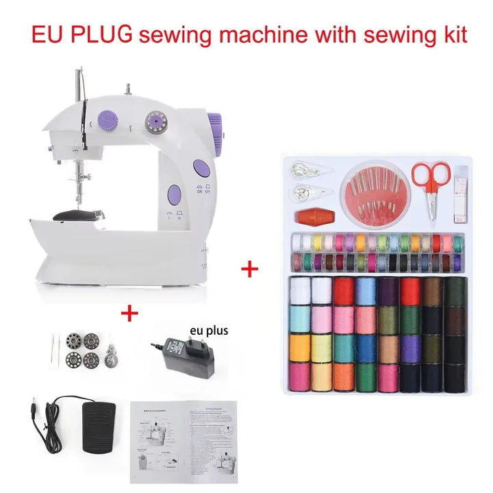 Portable Mini Sewing Machine – Dual Speed, Light & Easy DIY