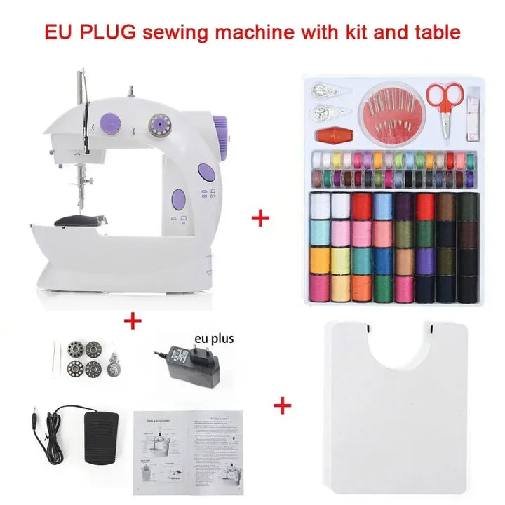 Portable Mini Sewing Machine – Dual Speed, Light & Easy DIY