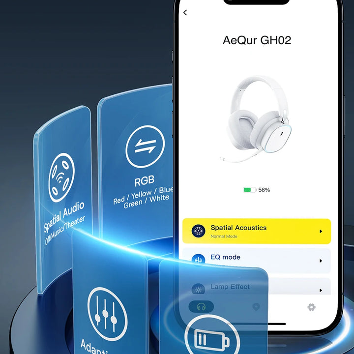 Baseus GH02 Wireless Gaming Headset with Mic RGB