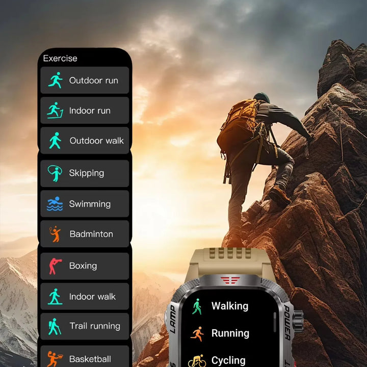 HT29 Smartwatch 2.01’’ | BT Calls, Health & Fitness Tracker