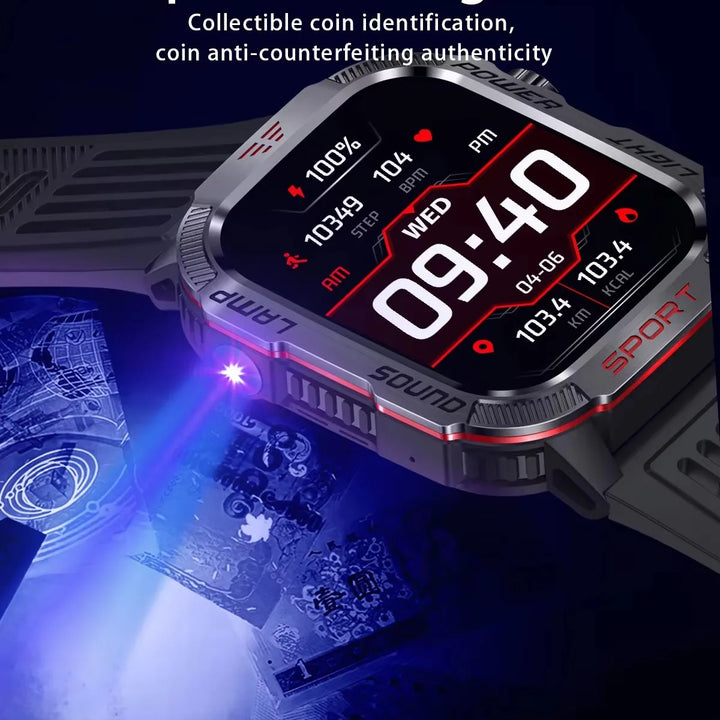 HT29 Smartwatch 2.01’’ | BT Calls, Health & Fitness Tracker