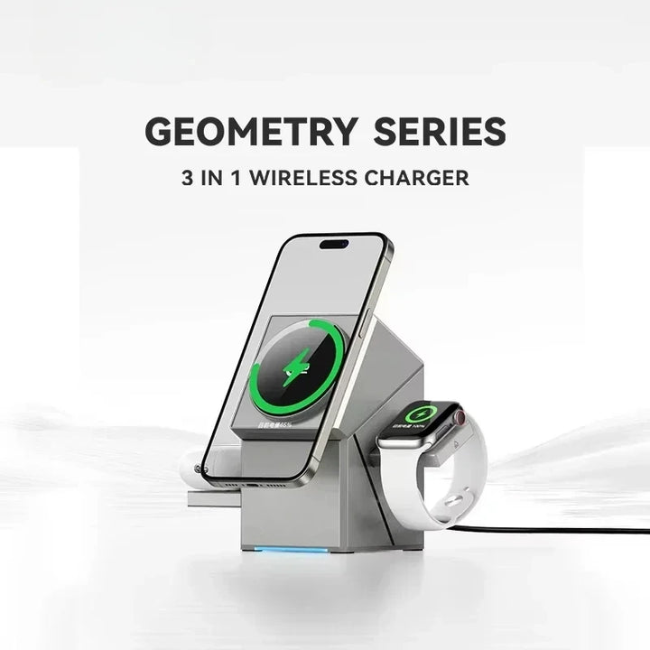 Qi2 3-in-1 Wireless Charger for iPhone, AirPods & Apple Watch