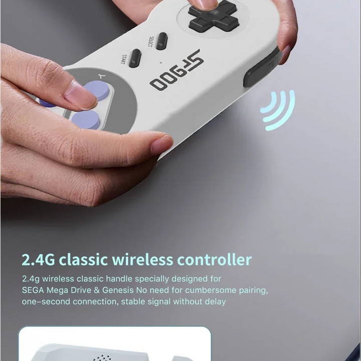 SF900 Retro Game Console – 5000 Classic Games, Wireless &amp; HDMI Ready