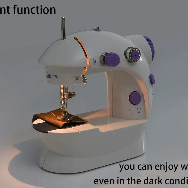 Portable Mini Sewing Machine – Dual Speed, Light & Easy DIY