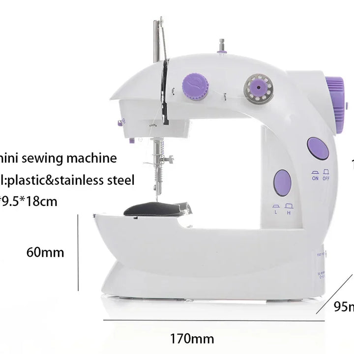 Portable Mini Sewing Machine – Dual Speed, Light & Easy DIY