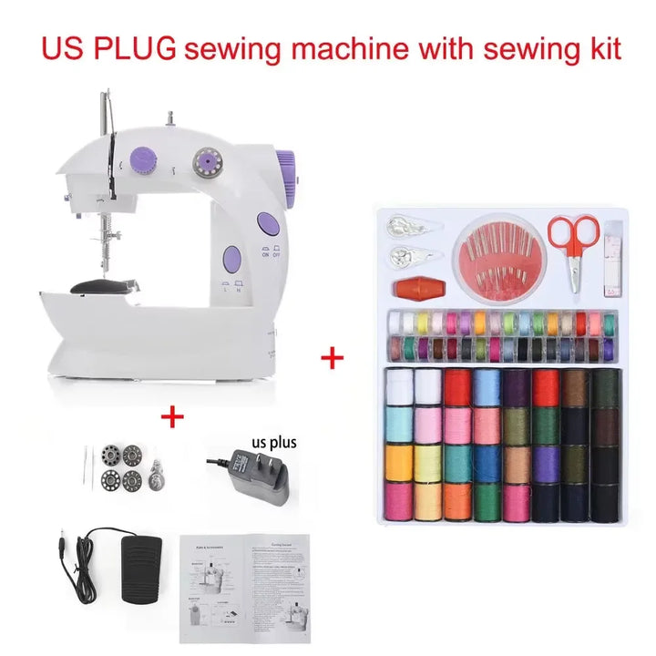 Portable Mini Sewing Machine – Dual Speed, Light & Easy DIY